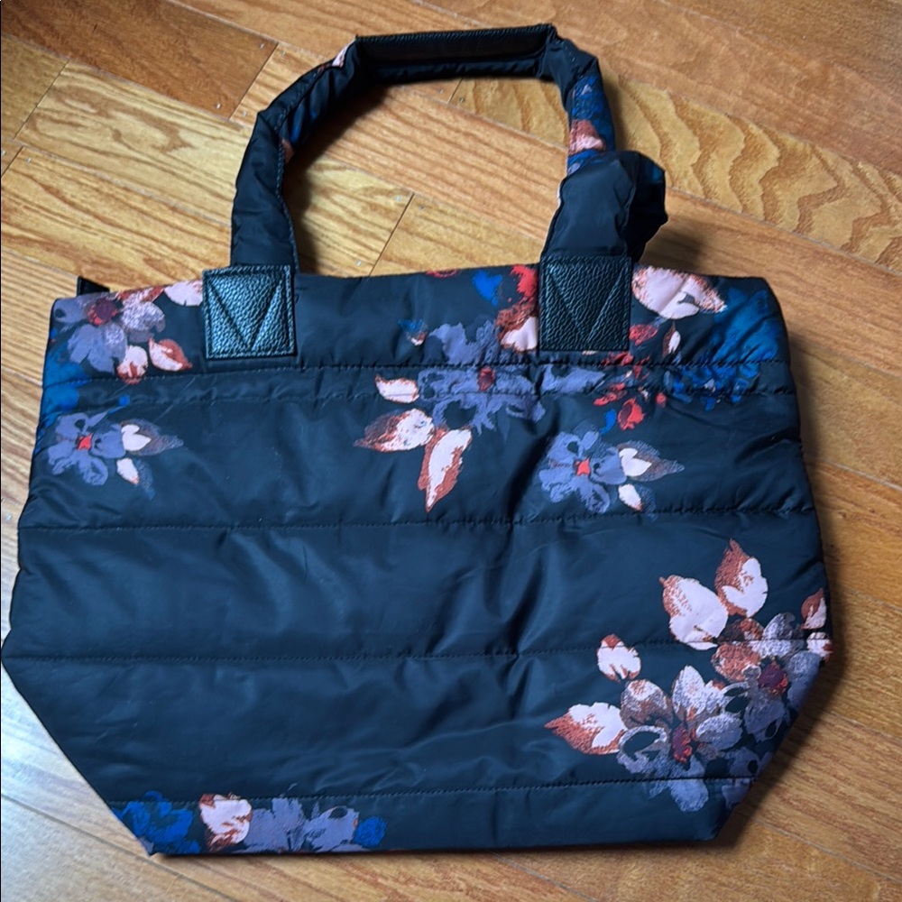 Floral Quilted Tote Bag